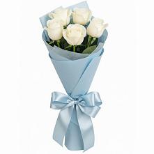 Букет 5 Белых роз Проуд #REPLACE_PRED# Коноше