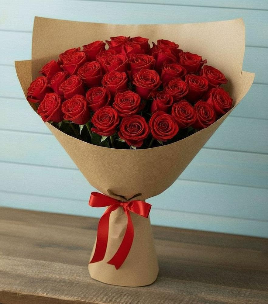 Букет Красные розы Милано в Коноше