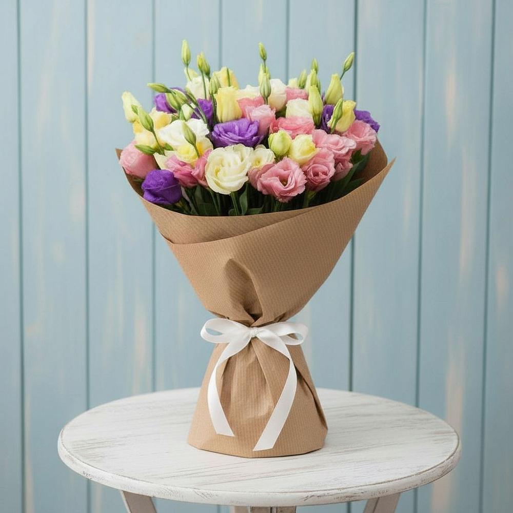 Букет цветов из: Лизиантусы в Коноше