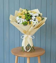 Букет цветов из:  Хризантемы и Розы #REPLACE_PRED# Коноше