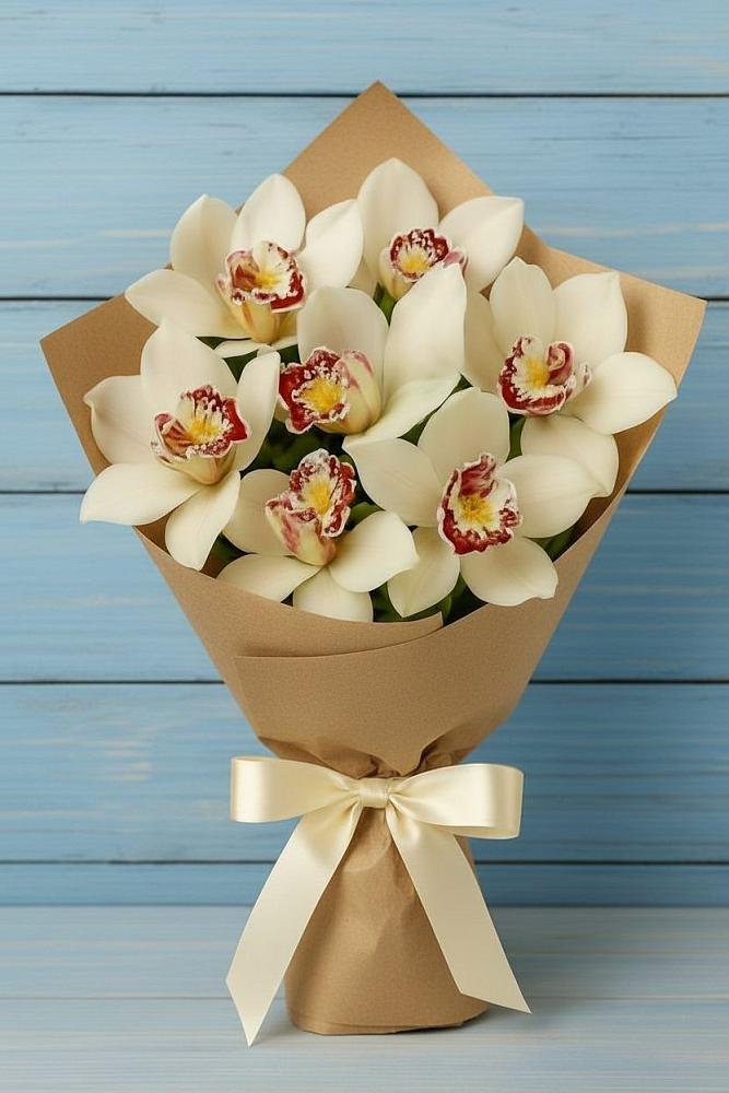 Букет цветов из: Орхидеи и Розы в Коноше