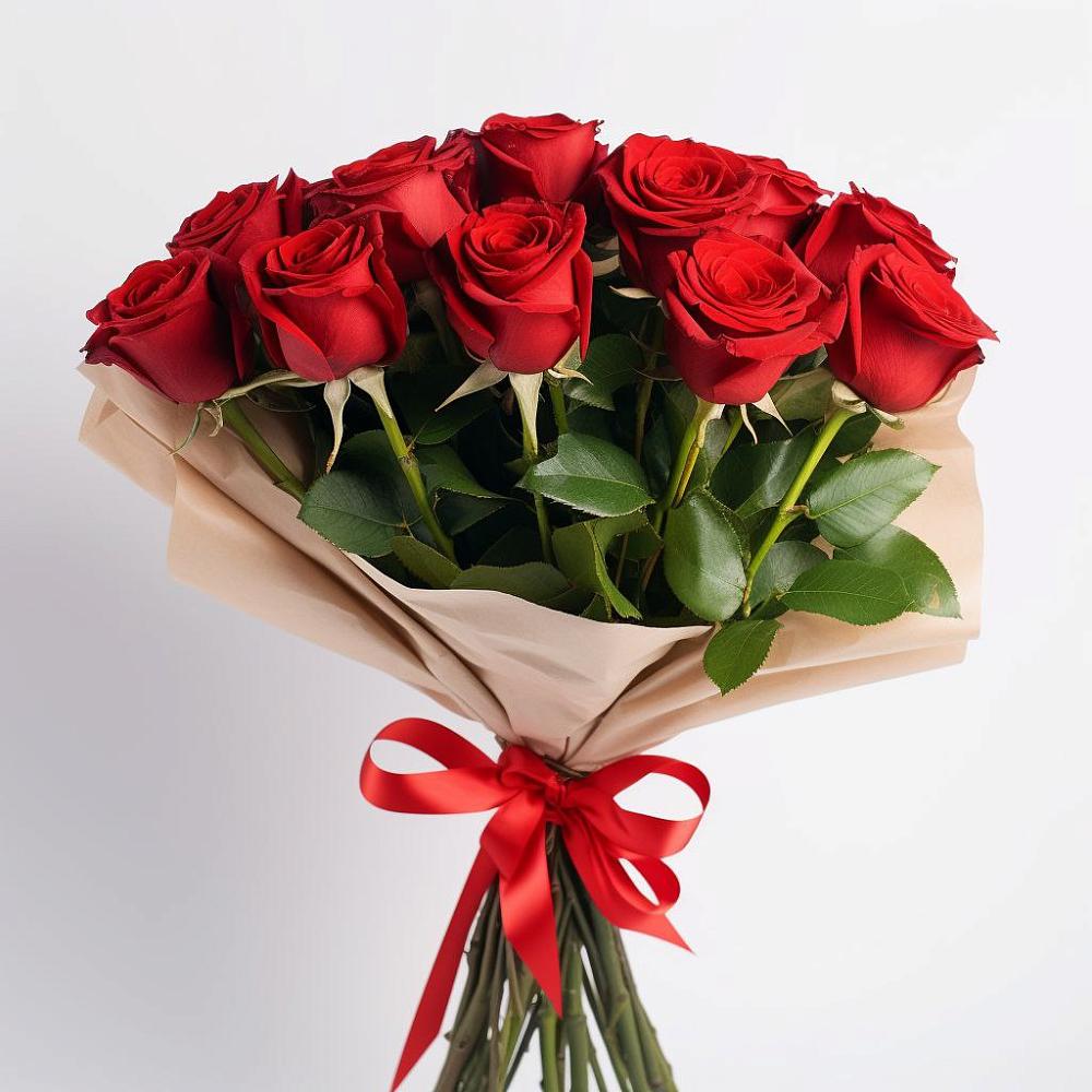 Букет 11 Красных роз Эдлесс Лав в Коноше