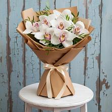 Букет цветов из:  Орхидеи и Розы #REPLACE_PRED# Коноше