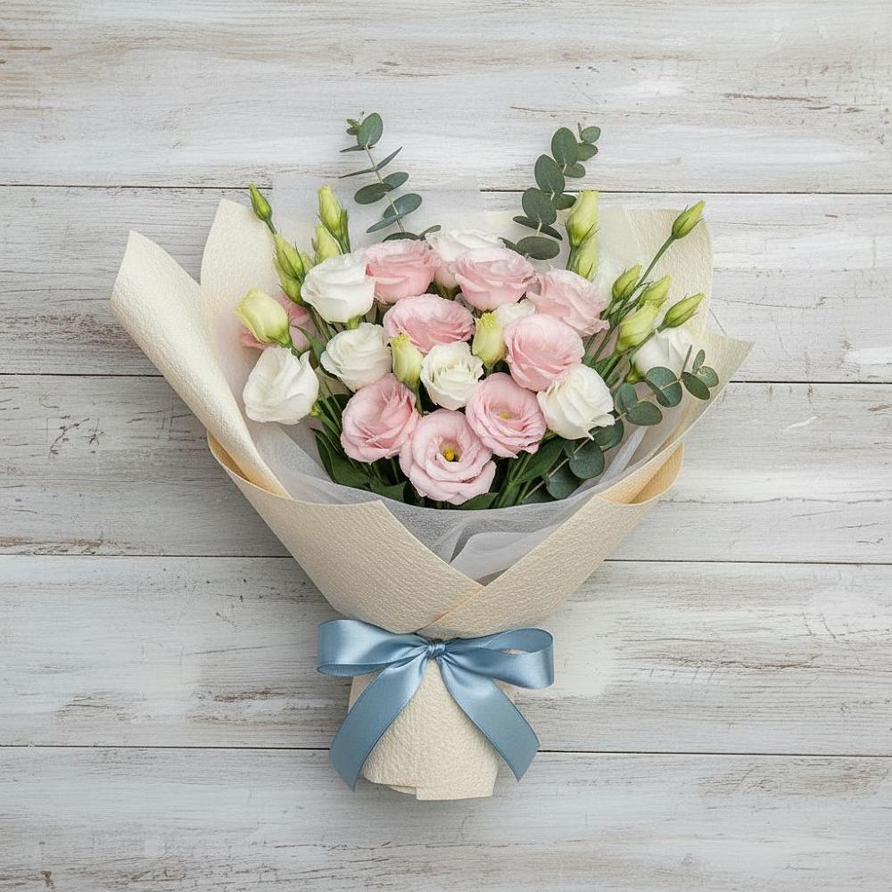 Букет цветов из: Лизиантусы в Коноше